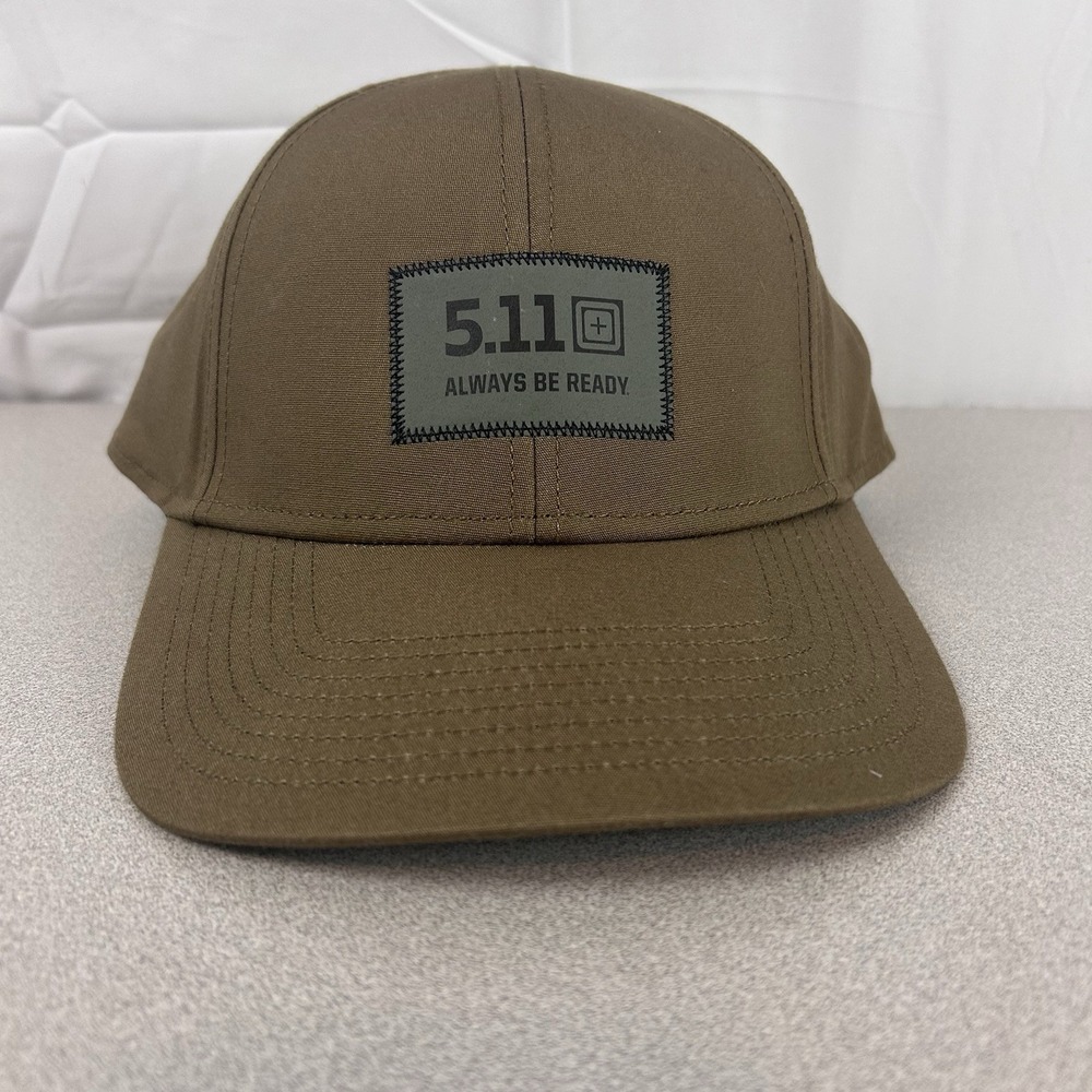 5.11 Tactical Series Hat Snapback Cap Men's Adjustable Brown Always Be Ready